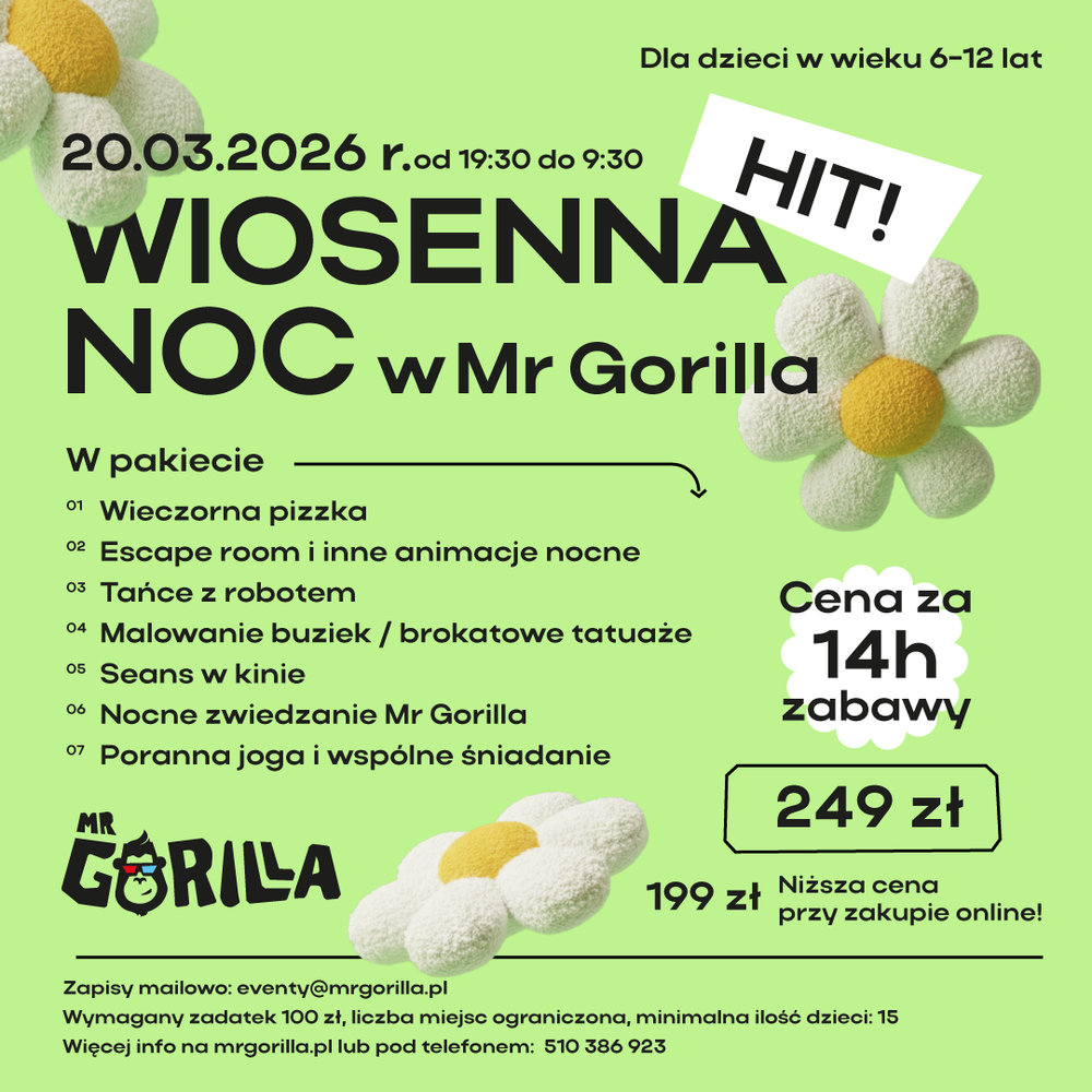 Wiosenna Noc w Mr Gorilla